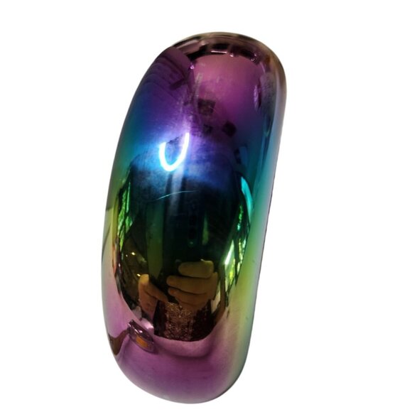 Rainbow Stainless Steel Bangle Flask Chic & Tonic 4 Oz Capacity Screw-On Cap - Picture 4 of 6